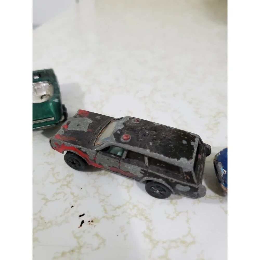 Vintage Playart Diecast Toy Cars Lot of 3 Jaguar Alfa Romeo